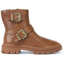 Bota Moleca Cano Curto Tratorada 5344.106.23572 Feminina