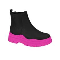 Bota Moleca Coturno Feminino Salto Tratorado 5341 200