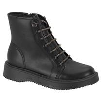 Bota Moleca Coturno Glitter - 5339110 - Preto