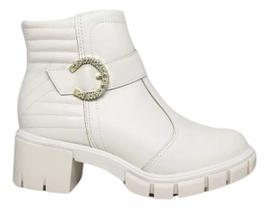 Bota Moleca Coturno Plataforma Salto Bloco Conforto 5338110