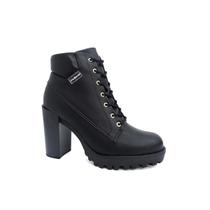 Bota Moleca Coturno Salto Alto 5325.119 Preto