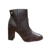 bota moleca feminina salto bloco médio elegante