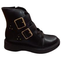 Bota moleca fivela ref:5339.109 feminino Bota moleca fivela ref:5339.109 feminino