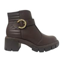 Bota moleca fivela strass ref:5338.110 feminino Bota moleca fivela strass ref:5338.110 feminino