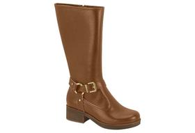 Bota Moleca Montaria Com Fivela Salto Bloco Caramelo Bota Moleca Montaria Com Fivela Salto Bloco Caramelo