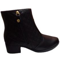 Bota moleca salto baixo ref:5346.101 feminino