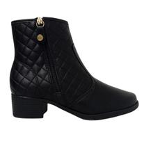 Bota moleca salto baixo ref:5346.101 feminino