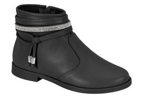 Bota Molekinha Cano Curto Fecho Em Ziper Detalhe Brilhantes Puro Conforto Infantil 2184.107 (65987) Bota Molekinha Cano Curto Fecho Em Ziper Detalhe Brilhantes Puro Conforto Infantil 2184.107 (65987)