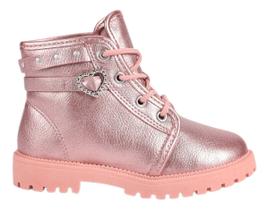 Bota Molekinha Coturno Bebê Cadarço N17 Ao 25 2126.526