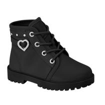 Bota Molekinha Coturno Infantil Menina Cano Curto 2126526