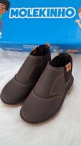 Bota Molekinho Masculina Cano Curto Com Elástico