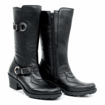 Bota Mondeo Strada Light Salto Médio Argolas Feminina Bota Mondeo Strada Light Salto Médio Argolas Feminina