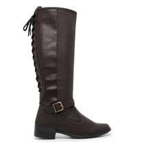 Bota Montaria 11653 Gmm Shoes De Amarrar na Panturilha Feminina Bota Montaria 11653 Gmm Shoes De Amarrar na Panturilha Feminina