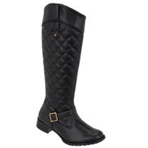 Bota Montaria Cano Longo Couro Macio Texturizado