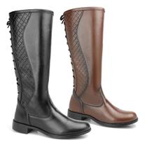 Bota Montaria Country Confort material sintético Kit Dois Pares