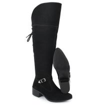 Bota montaria feminina, Camurça BBR2 115030042 preto Bota montaria feminina, Camurça BBR2 115030042 preto
