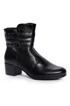 Bota Montaria Feminina Cano Baixo com Fivela em Napa - Mooncity