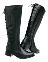 Bota Montaria Feminina Cano Longo Amarração Top