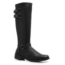 Bota Montaria Feminina Cano Longo Casual Macia Confort Elegante Bota Montaria Feminina Cano Longo Casual Macia Confort Elegante