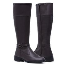 Bota Montaria Feminina Conforto Moderna Leve Lisa Zíper Cano Alto Bota Montaria Feminina Conforto Moderna Leve Lisa Zíper Cano Alto