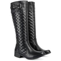Bota Montaria Feminina Couro Legitimo Com Metalace No Cano 208 Cla-Cle Bota Montaria Feminina Couro Legitimo Com Metalace No Cano 208 Cla-Cle