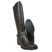 Bota Montaria Feminina Kedoll Arara Brasil Brown Com Fivela Dourada Ref 3981