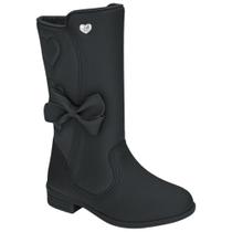 Bota Montaria Infantil Kidy 036-0052 Menina - Preta
