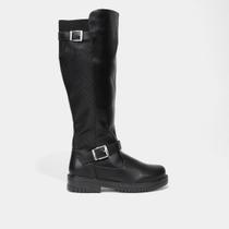 Bota Montaria Mooncity Tratorada Fivela Feminina