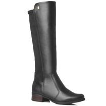 Bota Montaria Pegada Cano Longo em Couro 282063 Feminina Preto -