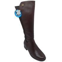 Bota Montaria Pegada Feminina Couro com Elastano Cor:PinhãoTamanho:37 Bota Montaria Pegada Feminina Couro com Elastano Cor:PinhãoTamanho:37