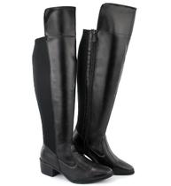 Bota Montaria Plus Size Feminina Bico Fino Over Ajustável Macia e Confortável