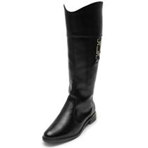 Bota Montaria Vizzano Cano Alto Feminina - Preto
