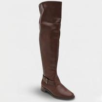 Bota Montaria Vizzano Fivela Cano Alto Feminina - Marrom - 39 Bota Montaria Vizzano Fivela Cano Alto Feminina - Marrom - 39