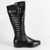 Bota Mooncity Cano Alto 71125 Preto