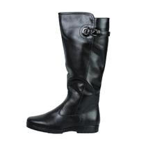 Bota Mooncity Cano Longo Fivela Lateral Ziper