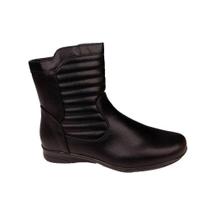 Bota Mooncity Feminina Preto Ref:71089 Bota Mooncity Feminina Preto Ref:71089
