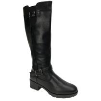Bota Mooncity Montaria Cano Longo Afivelada Fechamente em Ziper Super Confortável Fem 72154 (66027) Bota Mooncity Montaria Cano Longo Afivelada Fechamente em Ziper Super Confortável Fem 72154 (66027)