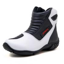 Bota Motociclista AS-SPIRIT Atron Shoes - 410 - Branco