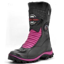 Bota Motociclista Atron Shoes - 302 - Pink