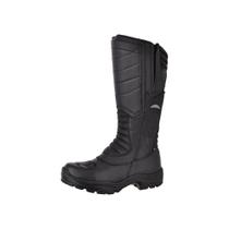 Bota Motociclista Cano Alto Militar Azimute - Elite - Preto