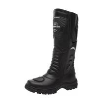 Bota Motociclista Cano Alto Militar Logo Azimute - Elite - Preto Bota Motociclista Cano Alto Militar Logo Azimute - Elite - Preto