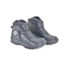 Bota Motociclista Couro Masculina Biqueira Protetora Bota Motociclista Couro Masculina Biqueira Protetora