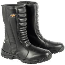 Bota motociclista couro stradeiro