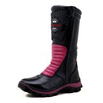 Bota motociclista, de couro impermeável (Chuva), cores, 430