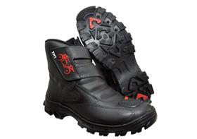 Bota Motociclista Impermeável Masculina Segurança Militar Bota Motociclista Impermeável Masculina Segurança Militar