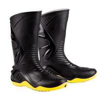 Bota Motociclista Impermeável PVC Motosafe Sola Amarelo CA34798 Bracol