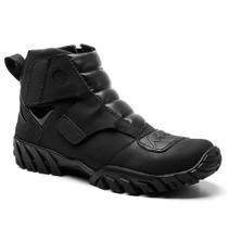 Bota Motociclista Masculina Cano Baixo Conforto Casual