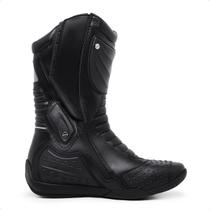 Bota Motociclista Masculina Couro Acero Speed Cano Alto Bota Motociclista Masculina Couro Acero Speed Cano Alto