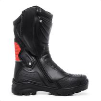 Bota Motociclista Masculina Couro Acero Speed Cano Alto Bota Motociclista Masculina Couro Acero Speed Cano Alto