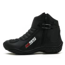 Bota Motociclista Masculina Couro Proteção e Estilo